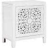 imageSignature Design by Ashley Fossil Ridge Rustic Accent Cabinet or Server Dark BrownAccent Cabinet