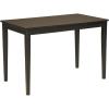 imageSignature Design by Ashley Kimonte Rectangular Dining Room Table BlackAlmost Black