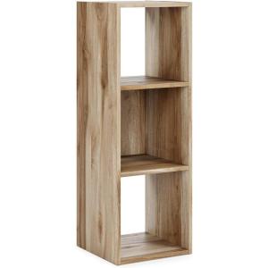 Signature Design by Ashley Paxberry Coastal 9 Cube Storage Organizer or Bookcase, Whitewash(Brown)