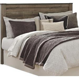Signature Design by Ashley Trinell Rustic Panel Headboard, Queen, Warm Brown(King/Cal King)