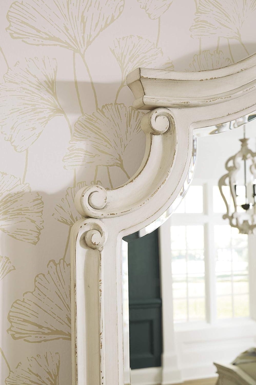 imageSignature Design By Ashley Realyn French Country Youth 6 Drawer Dresser Chipped White ampamp BrownCream