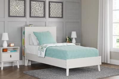 imageSignature Design by Ashley Aprilyn Bookcase Headboard ONLY Queen WhitewashWhite