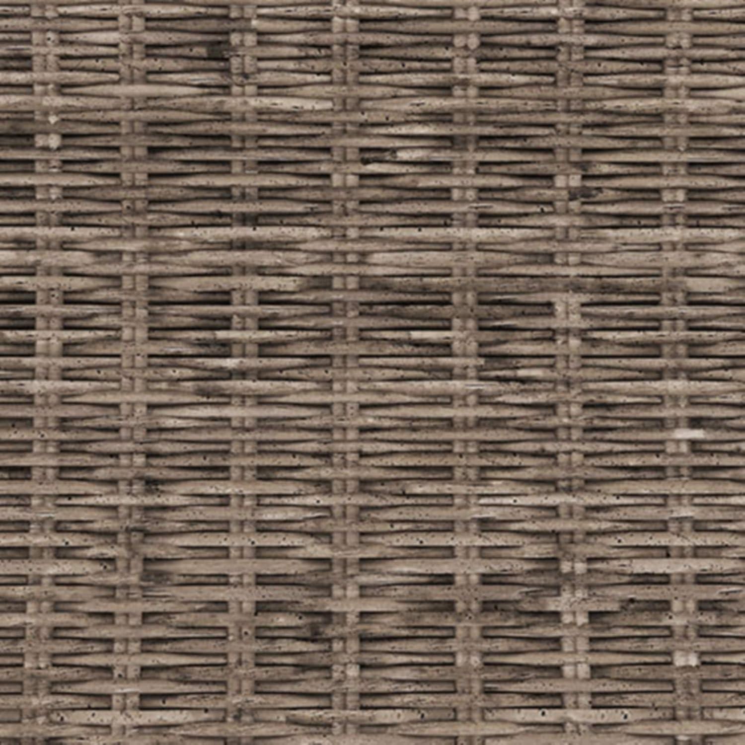 imageSignature Design by Ashley Beachcroft Casual Nuvella Weather Resistant Fabric Resin Wicker Outdoor Loveseat with Cushion and 2 Accent Pillows Dark Brown ampamp BeigeBrown