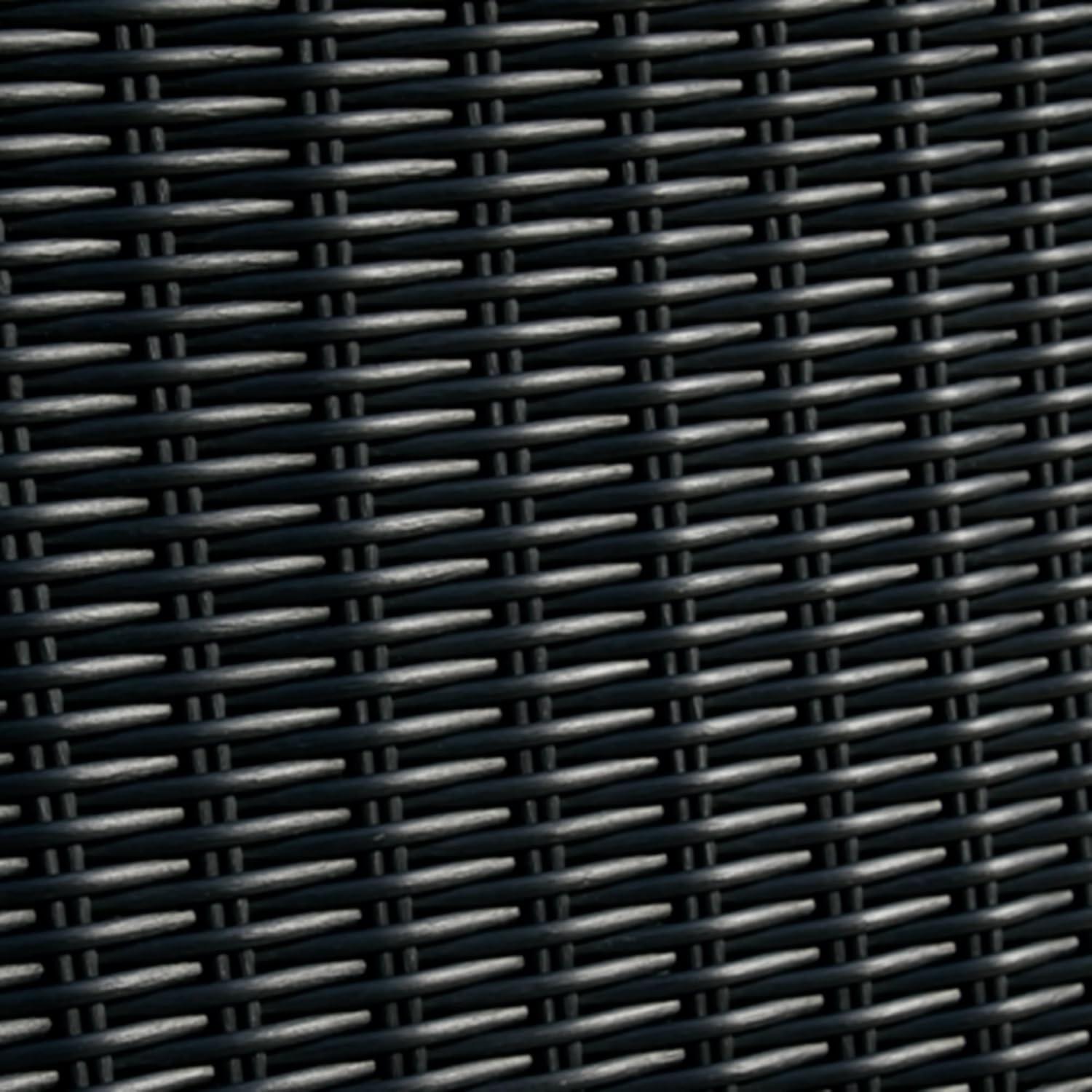 imageSignature Design by Ashley Beachcroft Casual Nuvella Weather Resistant Fabric Resin Wicker Outdoor Loveseat with Cushion and 2 Accent Pillows Dark Brown ampamp BeigeGrey