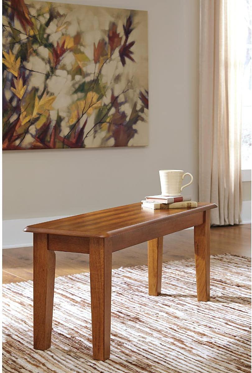 imageSignature Design by Ashley Berringer 175 Inch Rustic Traditional Dining Bench BrownBrown