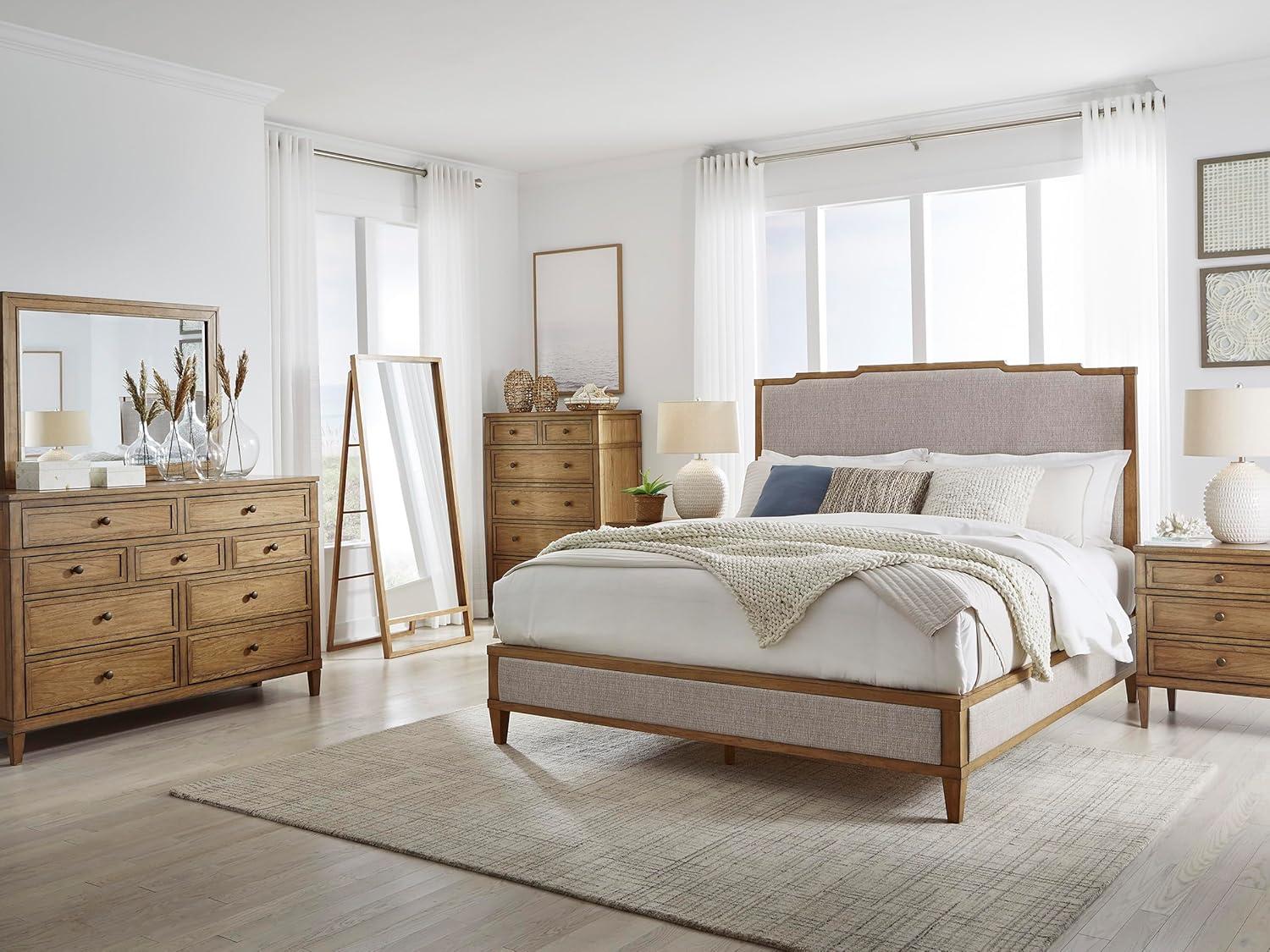 imageSignature Design by Ashley Blairhurst 3 Drawer Nightstand with USB Charging 2875quot Tall Light Grayish BrownBrown