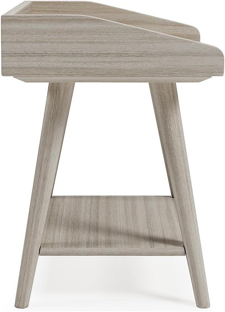 imageSignature Design by Ashley Blariden Modern Accent or End Table WhiteTan