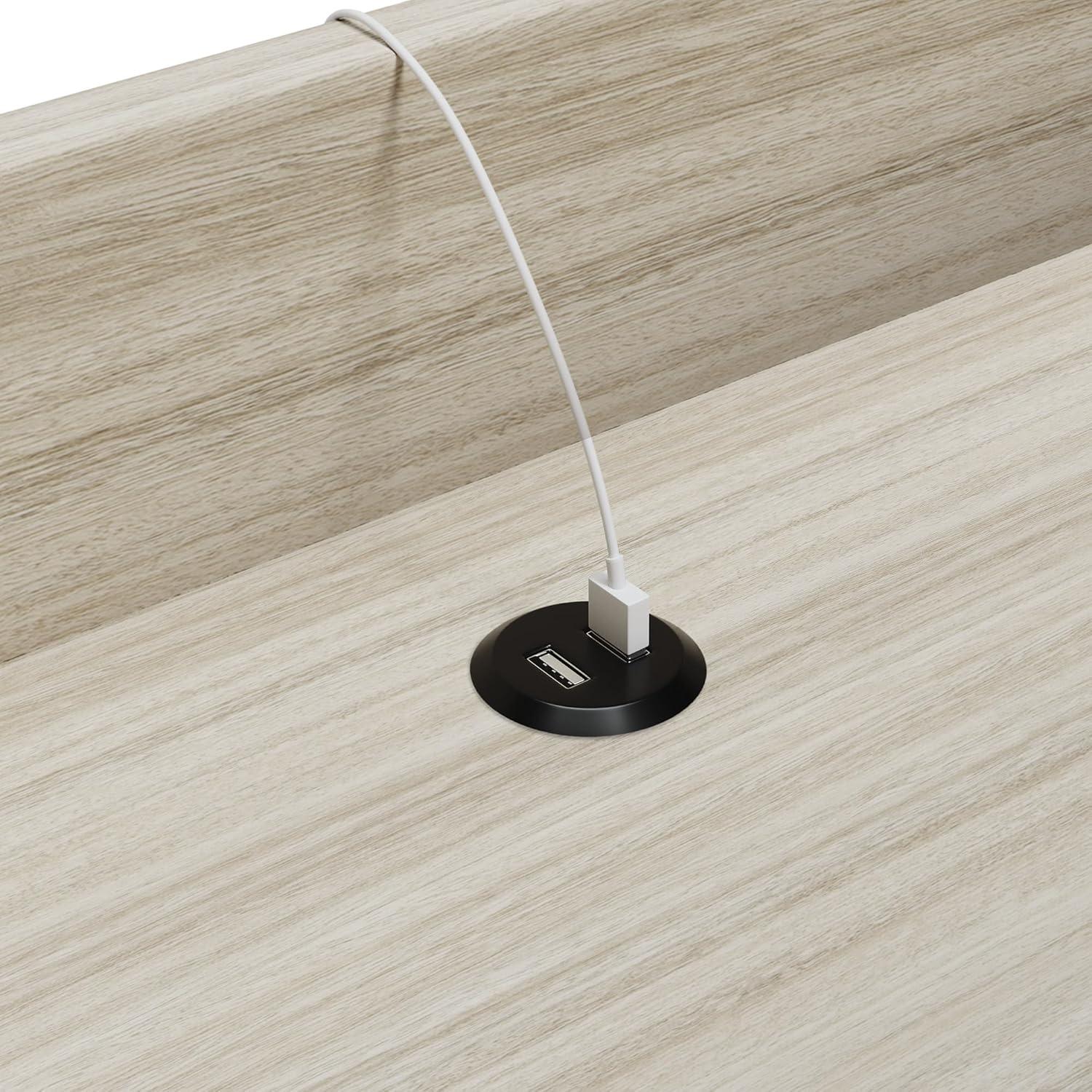 imageSignature Design by Ashley Blariden Modern Accent or End Table WhiteTan