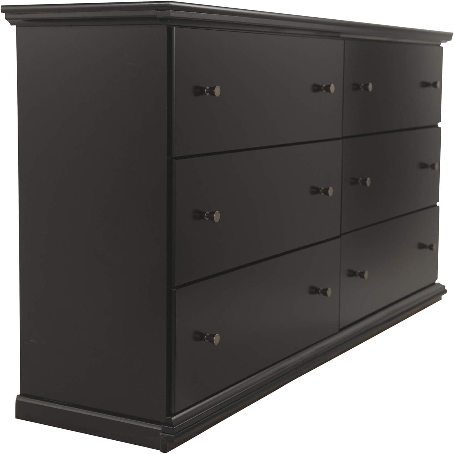 imageSignature Design by Ashley Bostwick Shoals Childrens Traditional 6 Drawer Dresser WhiteBlack