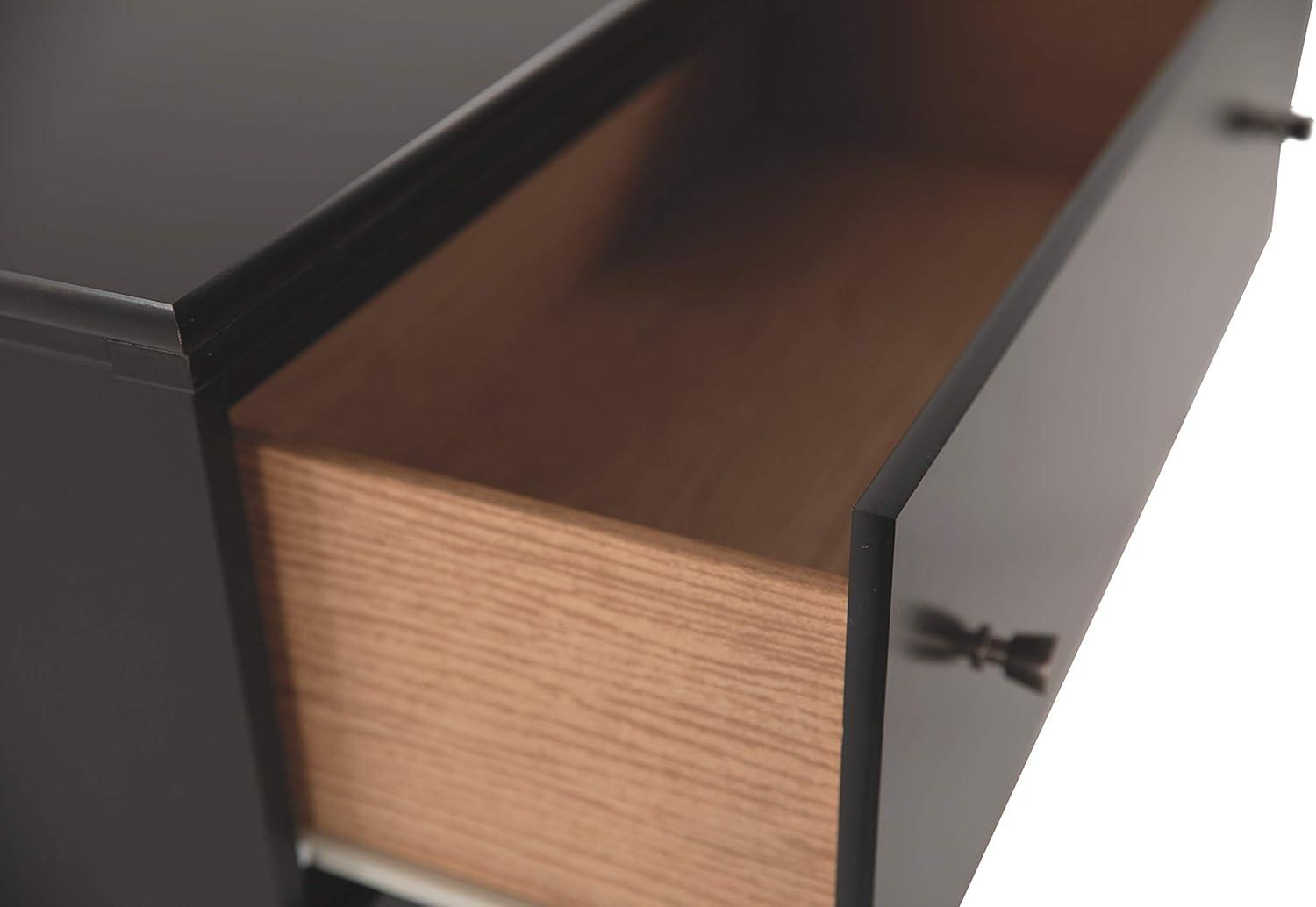 imageSignature Design by Ashley Bostwick Shoals Childrens Traditional 6 Drawer Dresser WhiteBlack