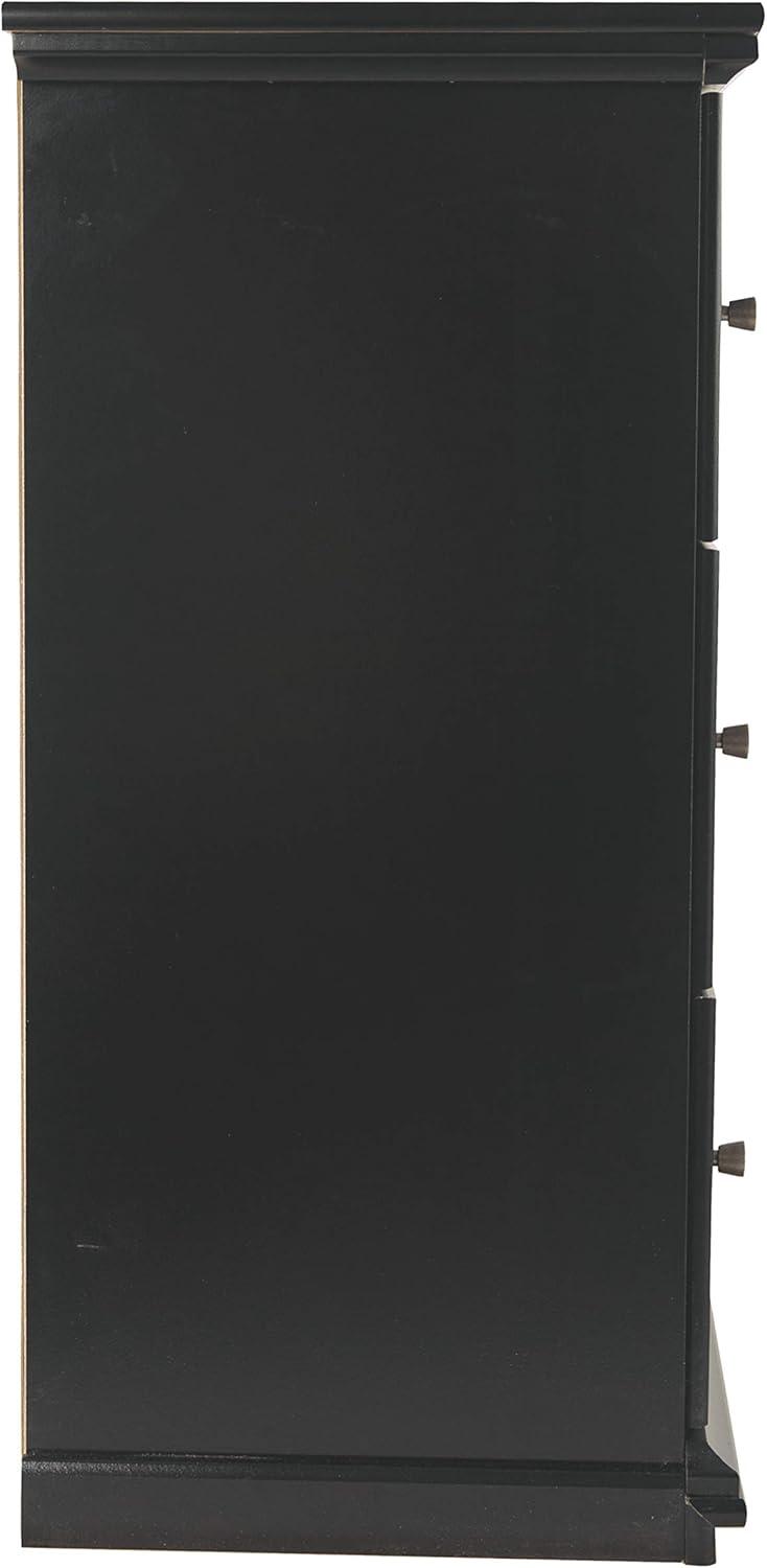 imageSignature Design by Ashley Bostwick Shoals Childrens Traditional 6 Drawer Dresser WhiteBlack