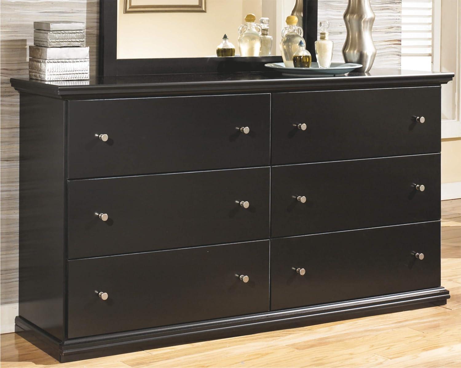 imageSignature Design by Ashley Bostwick Shoals Childrens Traditional 6 Drawer Dresser WhiteBlack