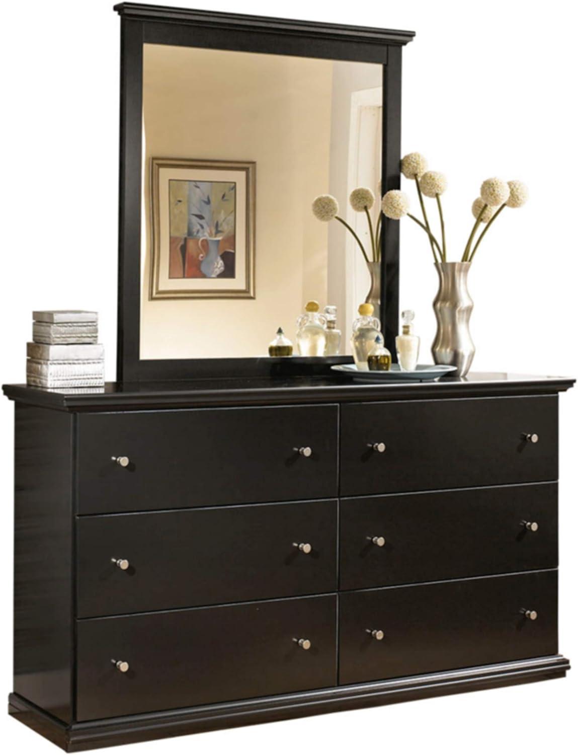 imageSignature Design by Ashley Bostwick Shoals Childrens Traditional 6 Drawer Dresser WhiteBlack