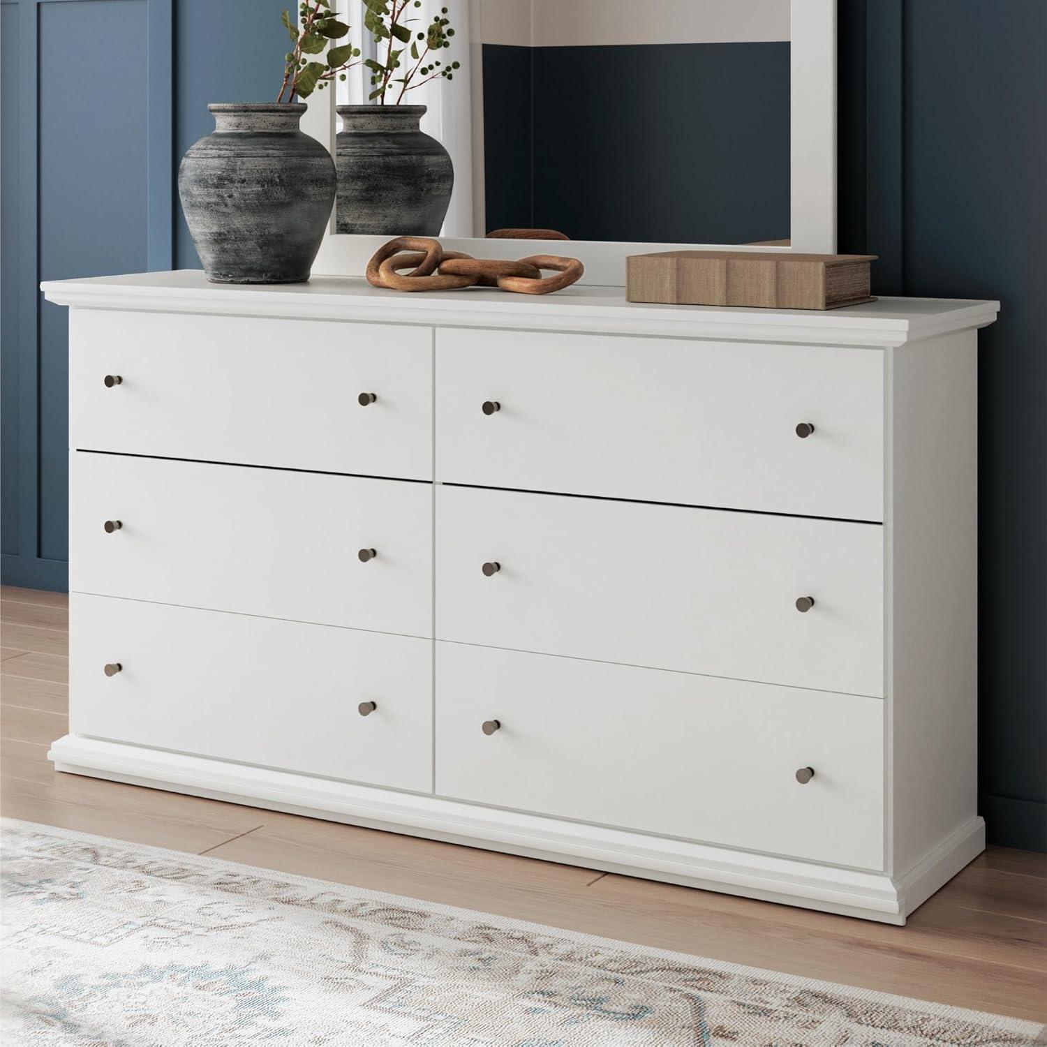 imageSignature Design by Ashley Bostwick Shoals Childrens Traditional 6 Drawer Dresser WhiteWhite