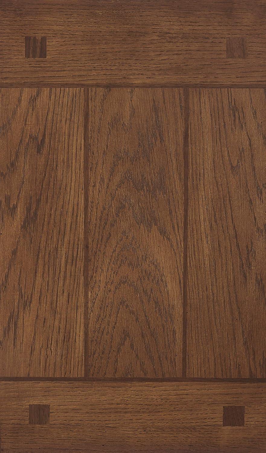 imageSignature Design by Ashley Breegin New Traditional Wooden Chair Side End Table with 1 Drawer and 1 Fixed Shelf Brown