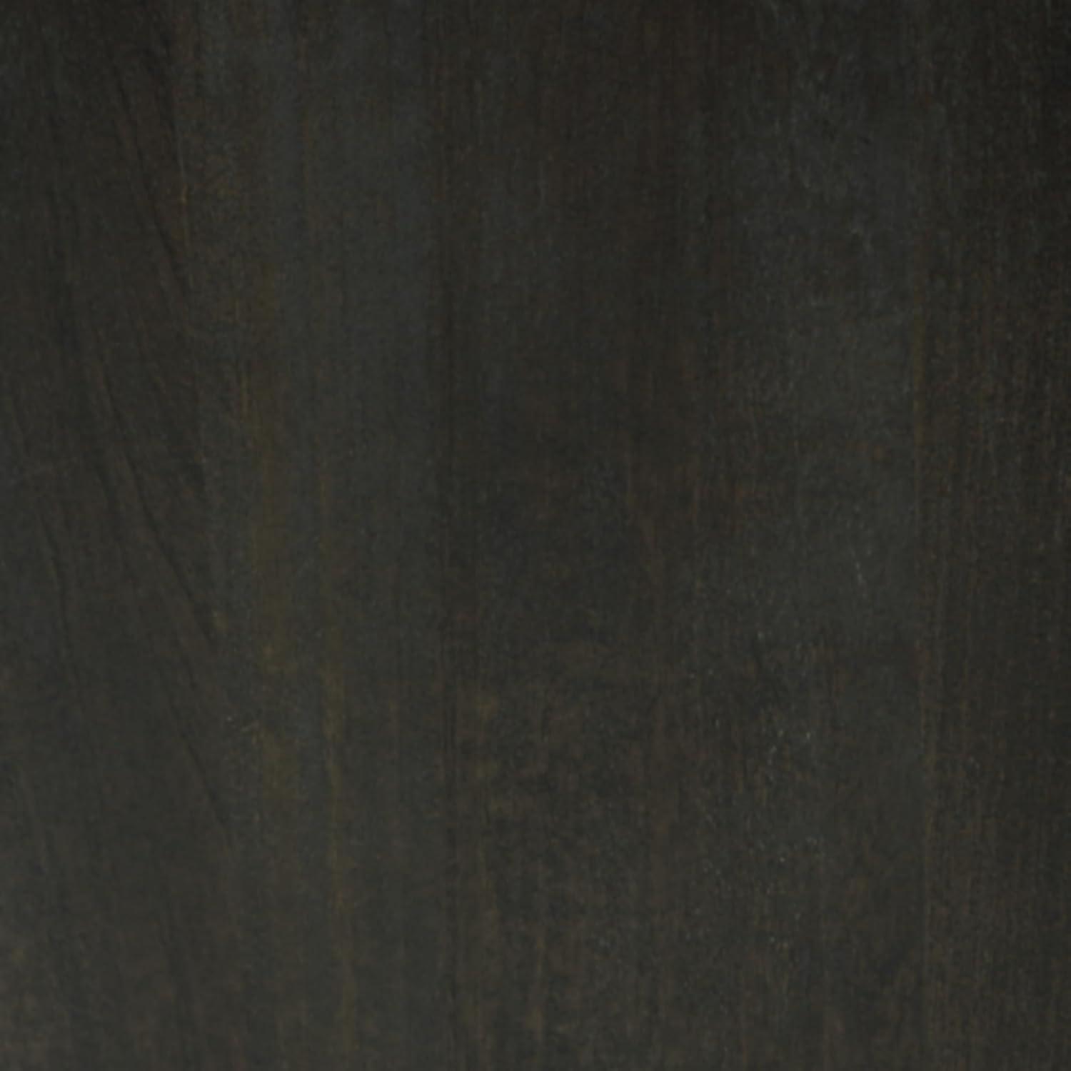 imageSignature Design by Ashley Camlett Contemporary Console Sofa Table with Shelf and Patchwork Patterned Support Post Dark Brown ampamp Light Brown