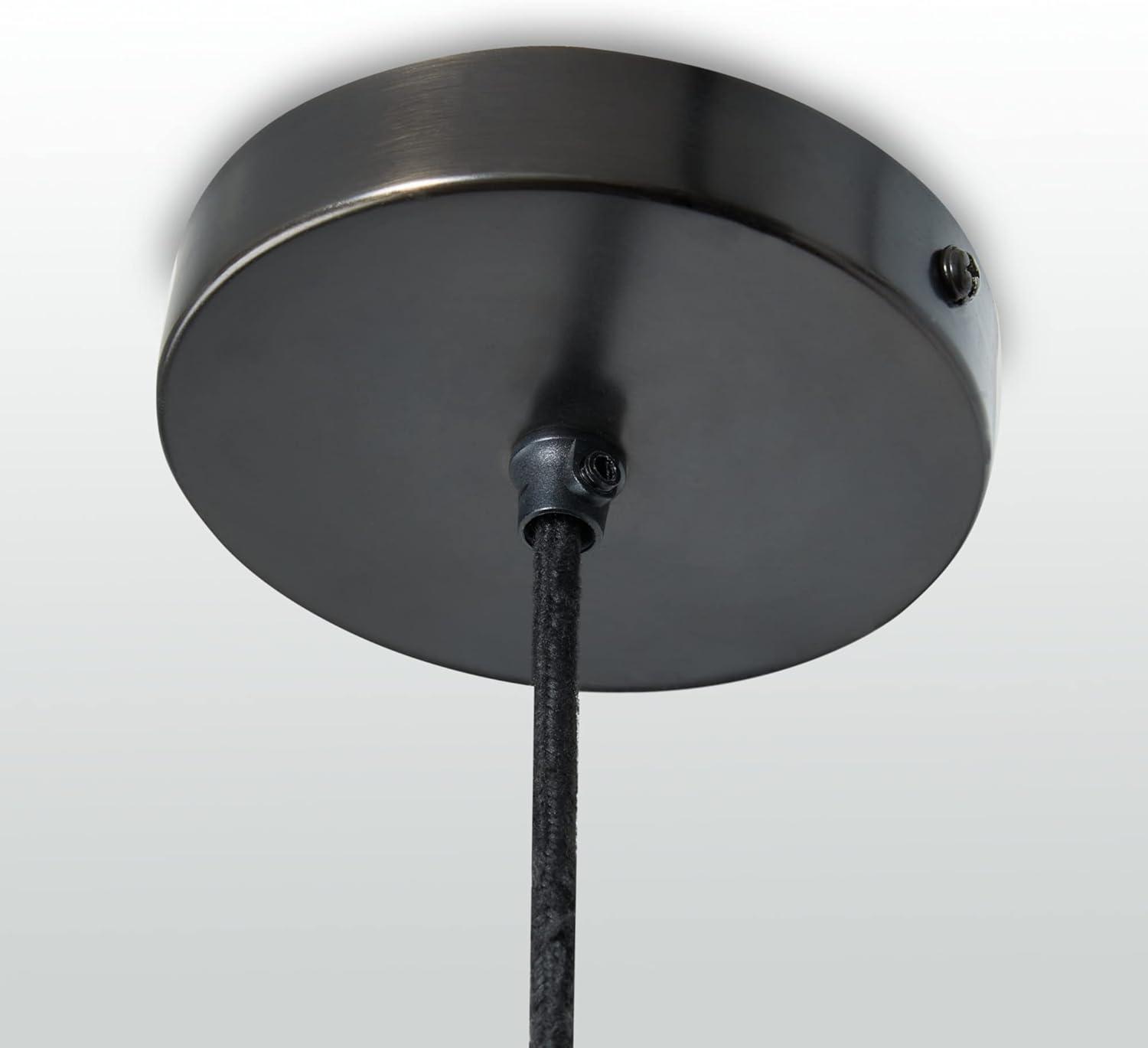 imageSignature Design by Ashley Chaness Industrial Glass Pendant Light Brass