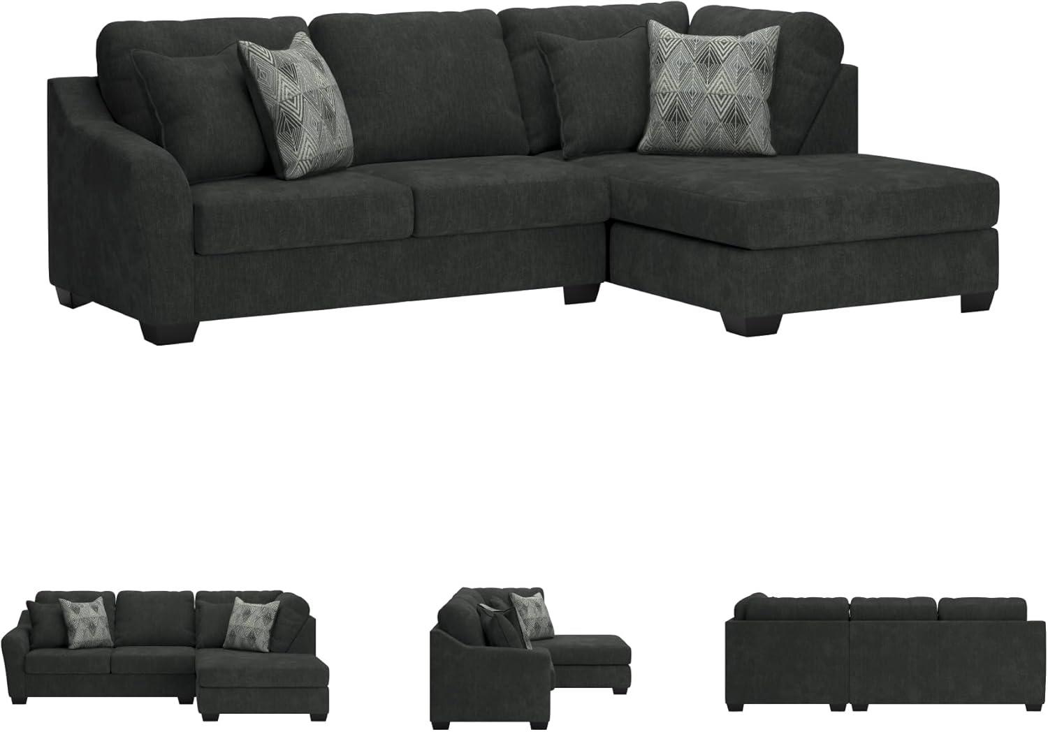 imageSignature Design by Ashley Creswell Transitional Round Upholstered Oversized Swivel Accent Chair GrayDark Gray