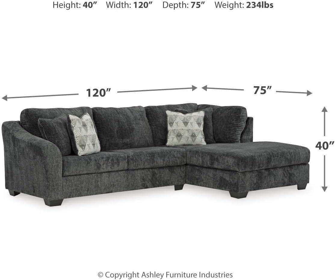 imageSignature Design by Ashley Creswell Transitional Round Upholstered Oversized Swivel Accent Chair GrayDark Gray