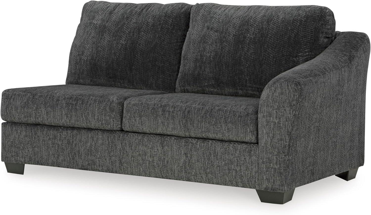 imageSignature Design by Ashley Creswell Transitional Round Upholstered Oversized Swivel Accent Chair GrayDark Gray