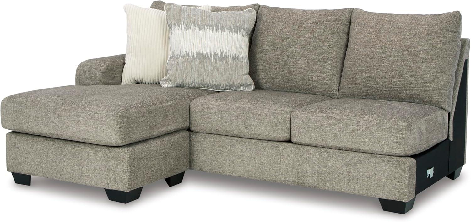 imageSignature Design by Ashley Creswell Transitional Round Upholstered Oversized Swivel Accent Chair GrayGrayish