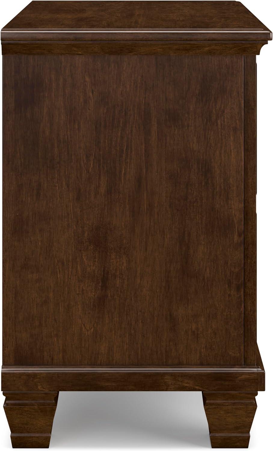 imageSignature Design by Ashley Danabrin Classic 2 Drawer Nightstand for Bedroom 2663quot Tall Dark BrownDark Brown