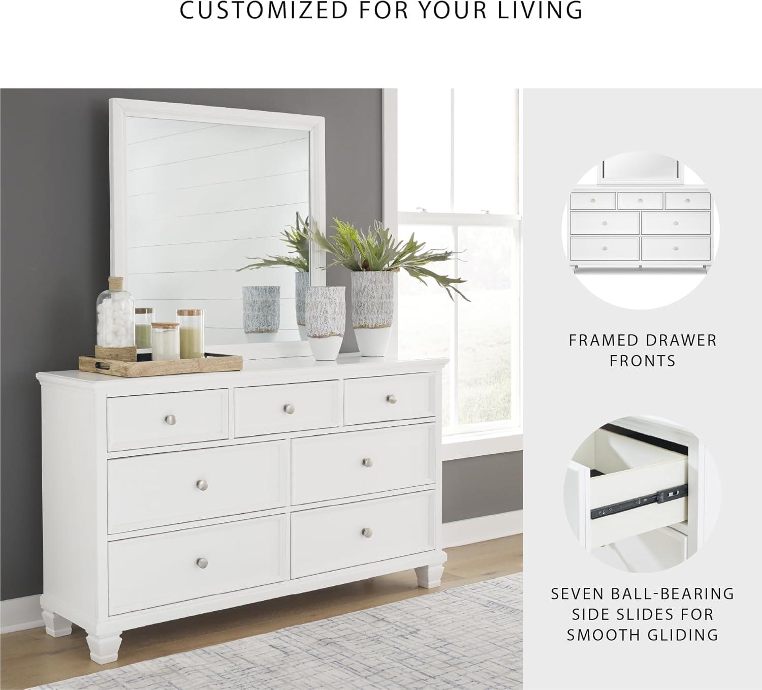 imageSignature Design by Ashley Danabrin Classic 2 Drawer Nightstand for Bedroom 2663quot Tall Dark BrownWhite