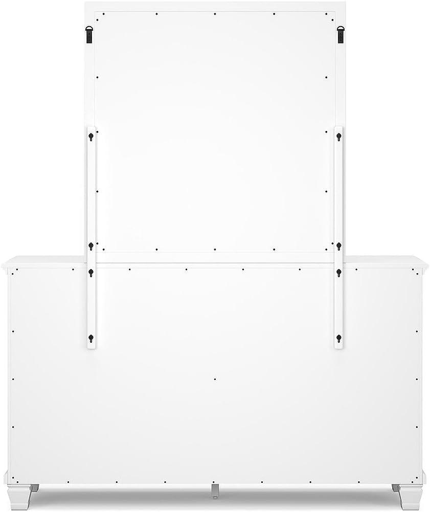 imageSignature Design by Ashley Danabrin Classic 2 Drawer Nightstand for Bedroom 2663quot Tall Dark BrownWhite