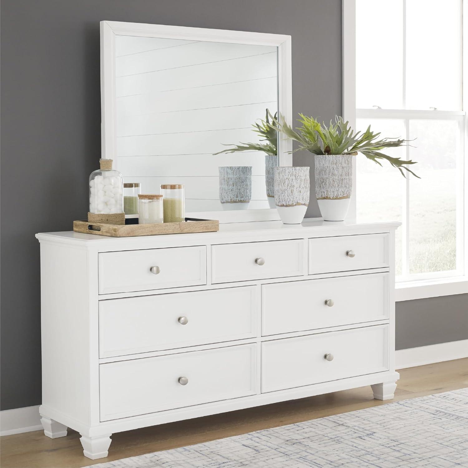 imageSignature Design by Ashley Danabrin Classic 2 Drawer Nightstand for Bedroom 2663quot Tall Dark BrownWhite