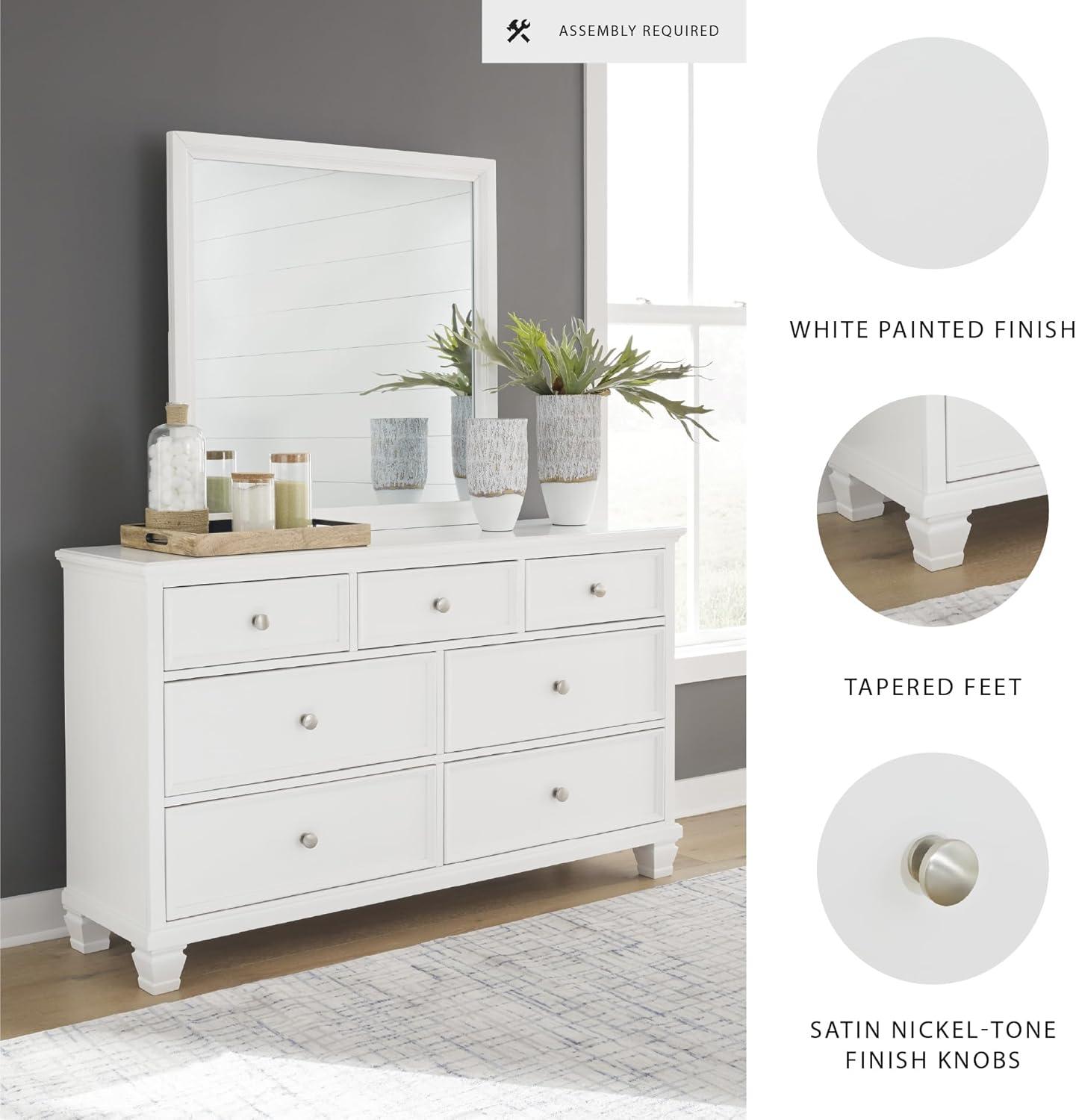 imageSignature Design by Ashley Danabrin Classic 2 Drawer Nightstand for Bedroom 2663quot Tall Dark BrownWhite