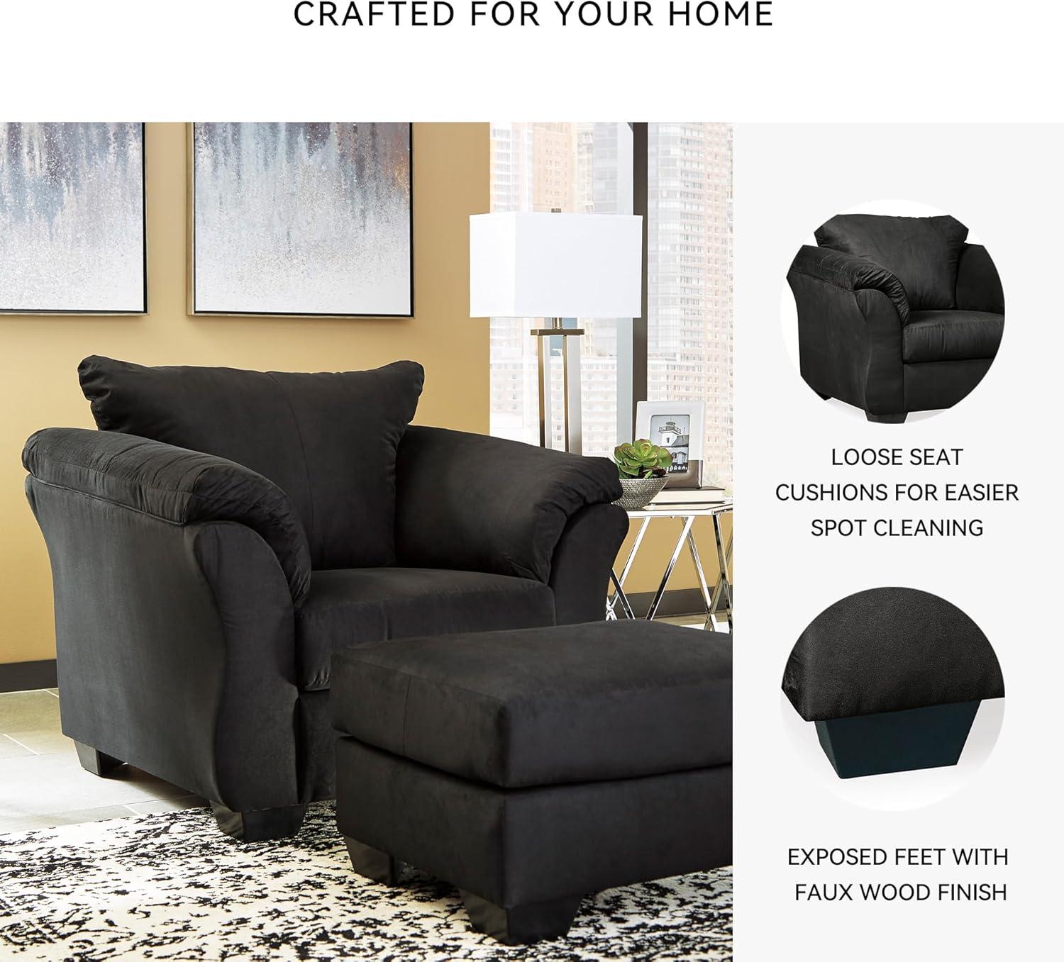 imageSignature Design by Ashley Darcy Casual Plush Chair BlackBlack