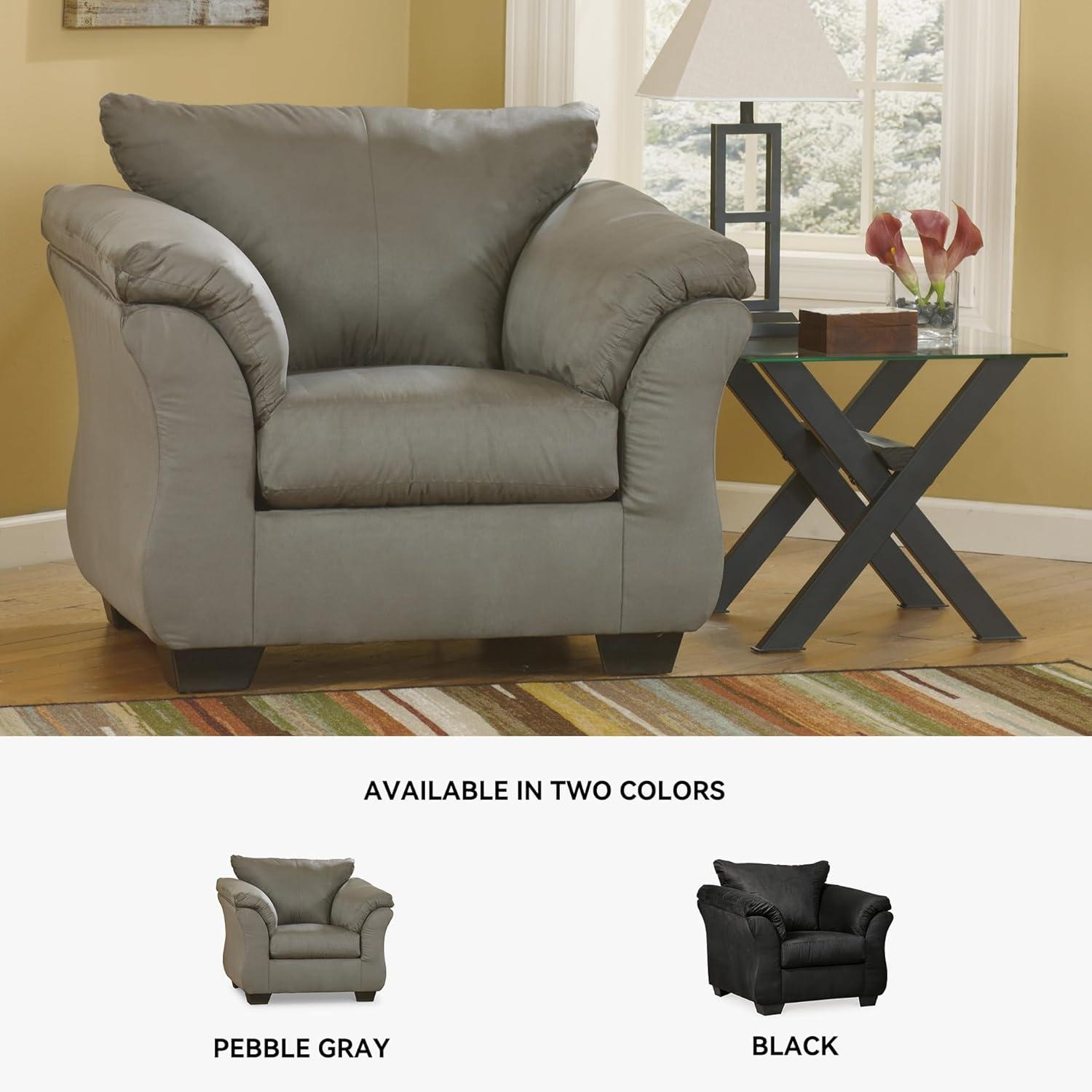 imageSignature Design by Ashley Darcy Casual Plush Chair BlackGrey