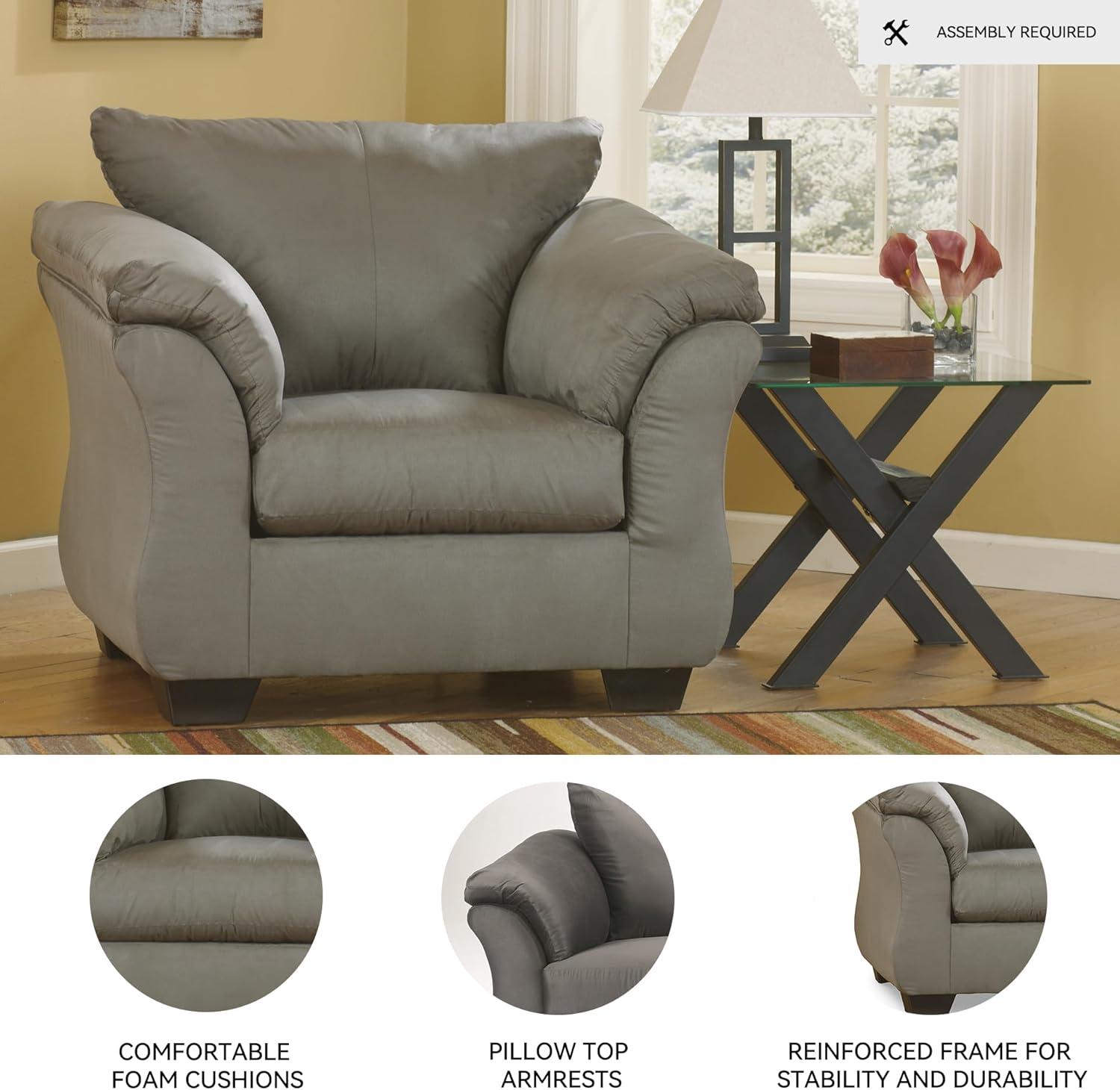 imageSignature Design by Ashley Darcy Casual Plush Chair BlackGrey