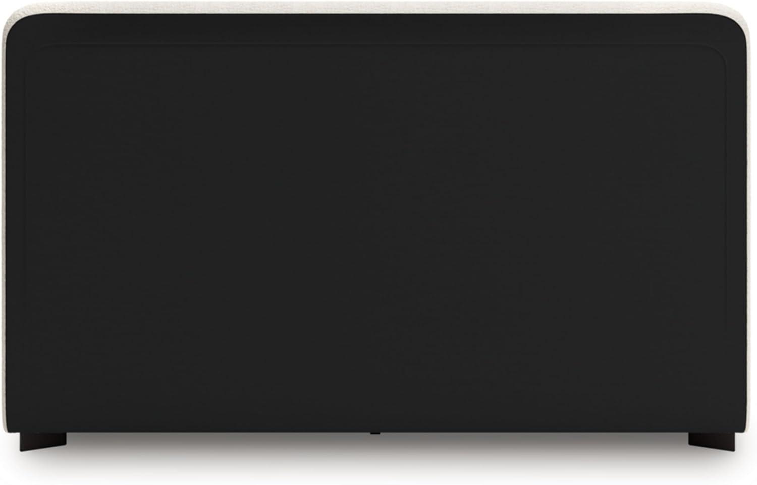 imageSignature Design by Ashley Dolante Modern Farmhouse ButtonTufted Upholstered Platform Bed King BeigeBeige