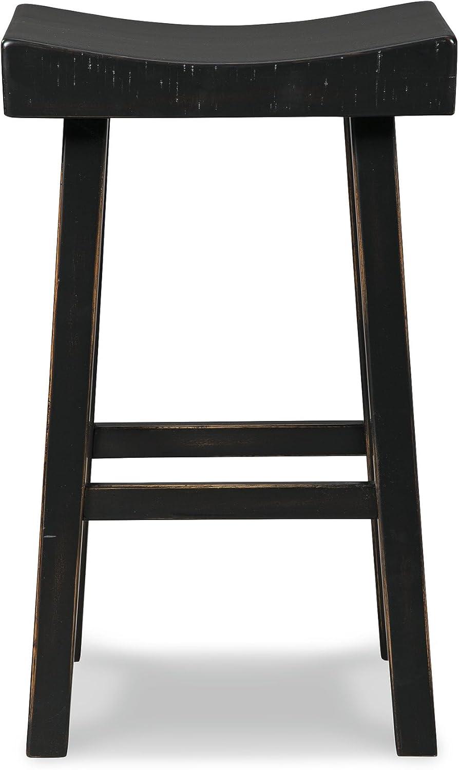 imageSignature Design by Ashley Glosco Modern Farmhouse 25quot Counter Height Barstool 2 Count BlackBlack