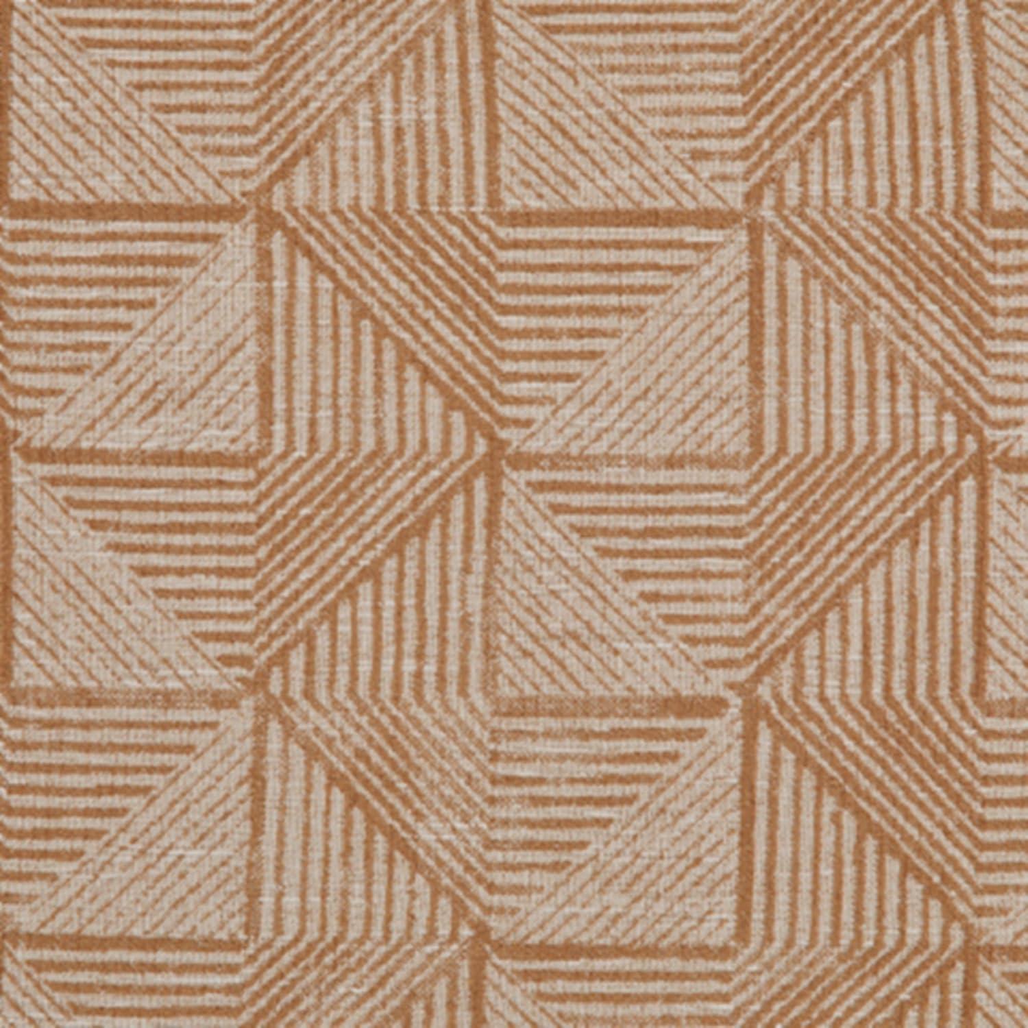 imageSignature Design by Ashley Hayesdale Contemporary Accent Chair with Removable Cushions Tapered Legs and Geometric Patttern Orange