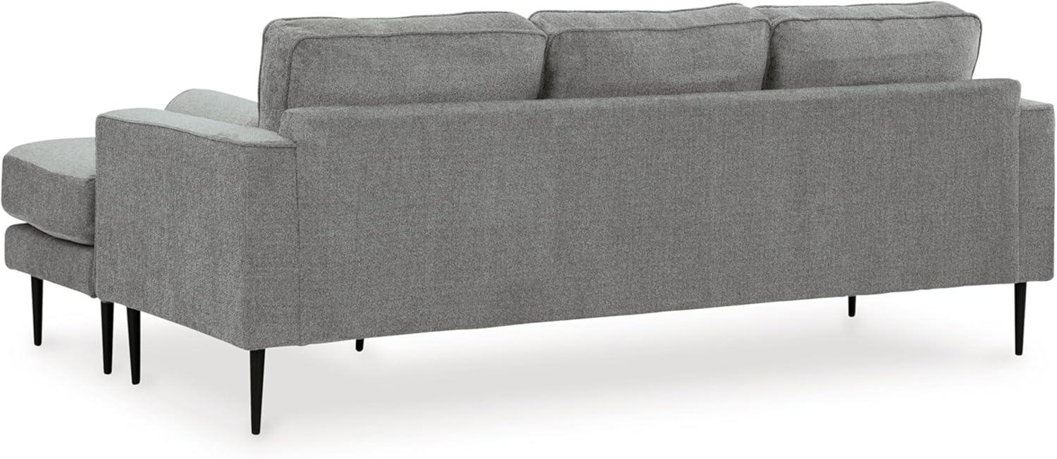 imageSignature Design by Ashley Hazela Contemporary Sectional Sofa Couch with Chaise Lounge GrayGrey