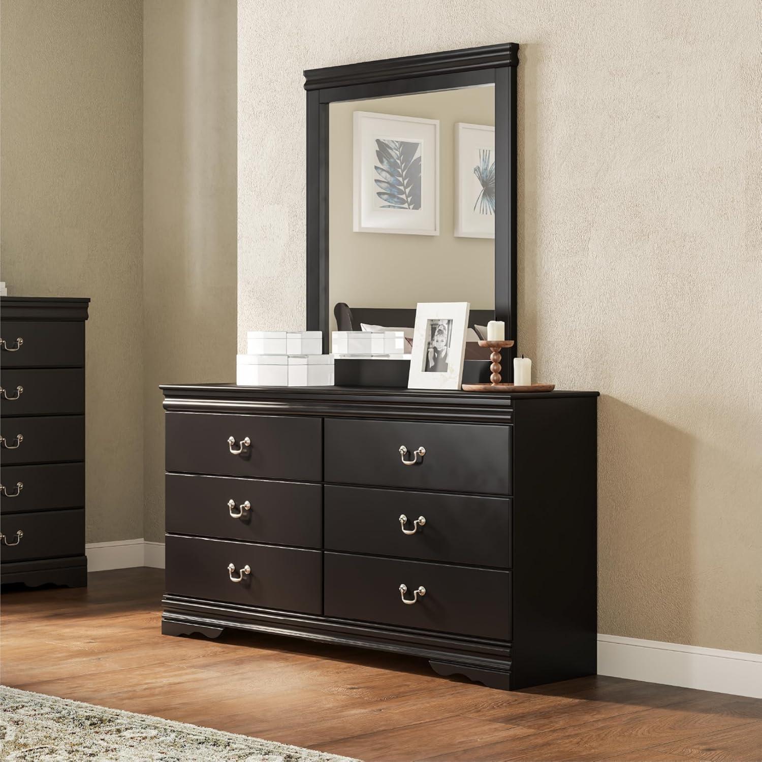 imageSignature Design by Ashley Huey Vineyard Classic 6 Drawer Dresser BLackBlack