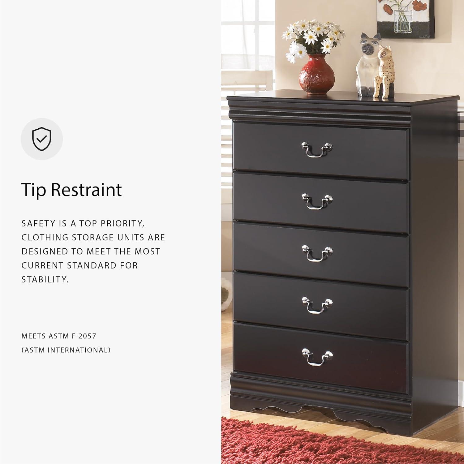 imageSignature Design by Ashley Huey Vineyard Classic 6 Drawer Dresser BLackBlack