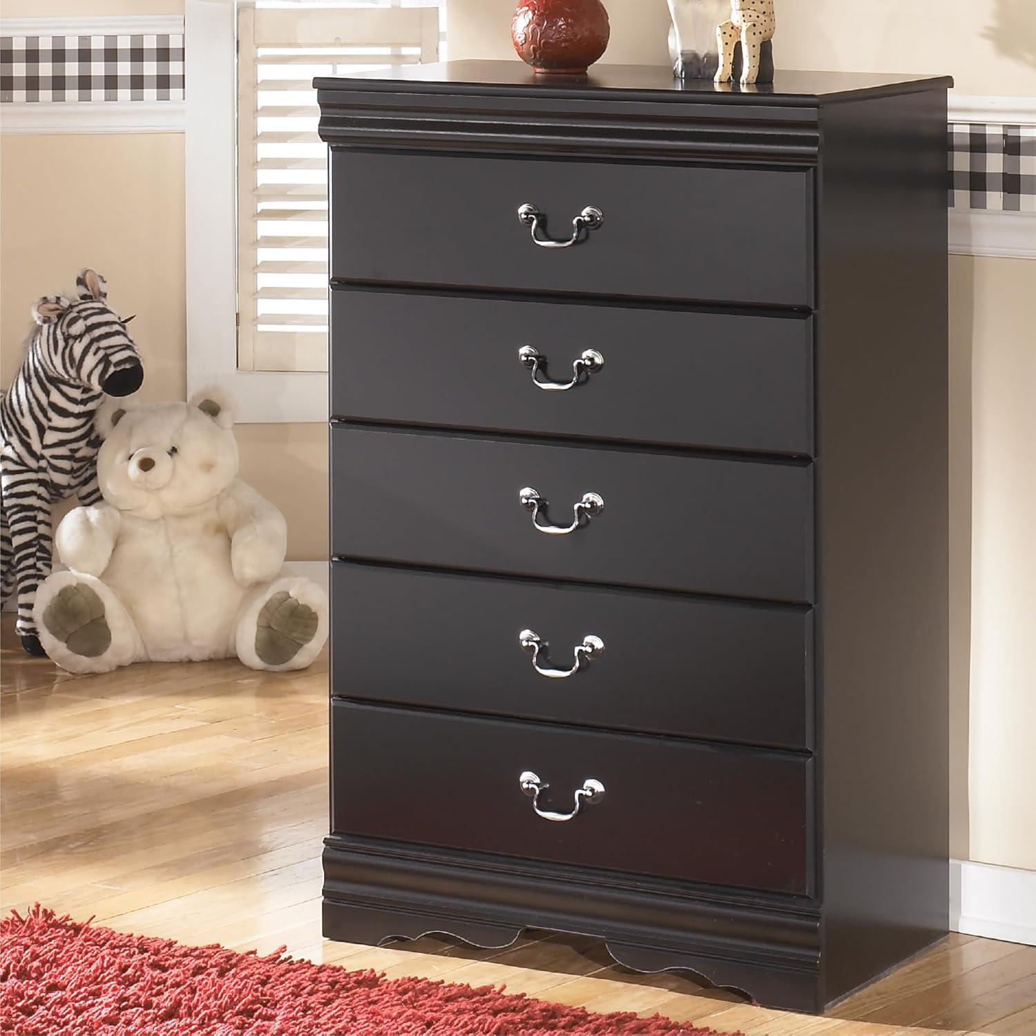 imageSignature Design by Ashley Huey Vineyard Classic 6 Drawer Dresser BLackBlack