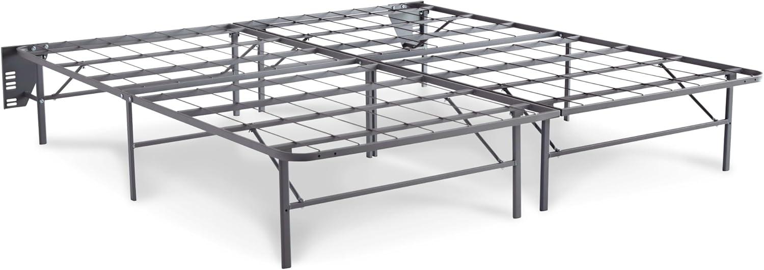 imageSignature Design by Ashley King Size 12 Inch Hybrid Mattress with Cooling Gel Memory Foam and Lumbar Support Form Fiberglass Free Mattress In A Box2Piece King foundation and Mattress