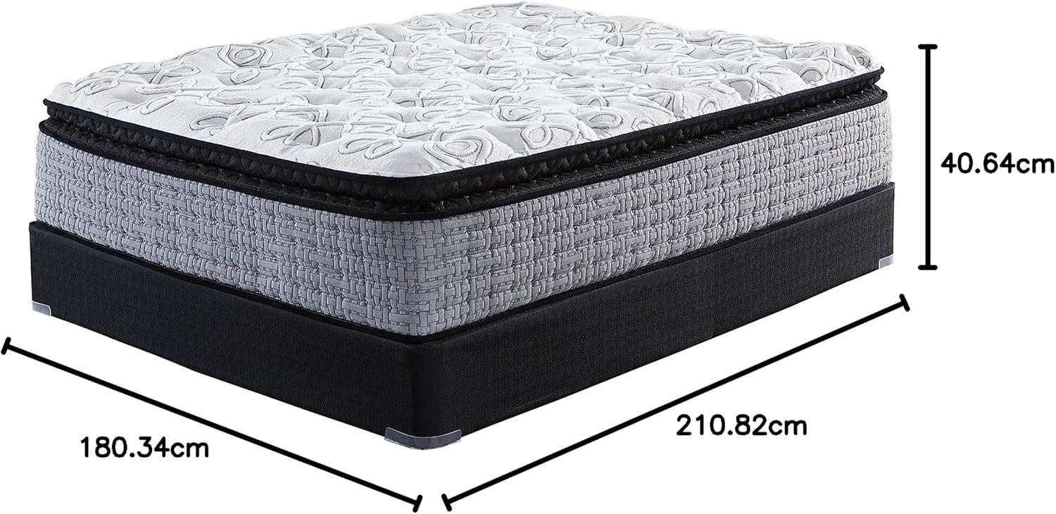imageSignature Design by Ashley King Size 12 Inch Hybrid Mattress with Cooling Gel Memory Foam and Lumbar Support Form Fiberglass Free Mattress In A BoxCalifornia King