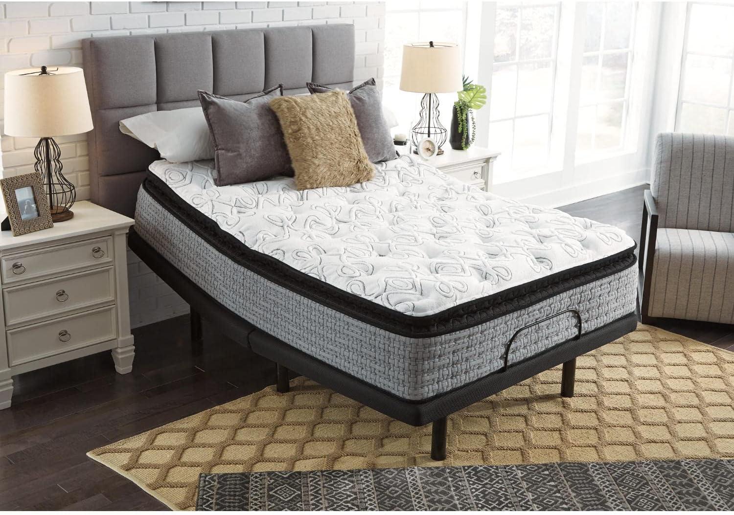 imageSignature Design by Ashley King Size 12 Inch Hybrid Mattress with Cooling Gel Memory Foam and Lumbar Support Form Fiberglass Free Mattress In A BoxCalifornia King