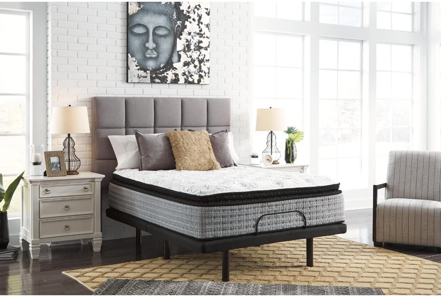 imageSignature Design by Ashley King Size 12 Inch Hybrid Mattress with Cooling Gel Memory Foam and Lumbar Support Form Fiberglass Free Mattress In A BoxCalifornia King