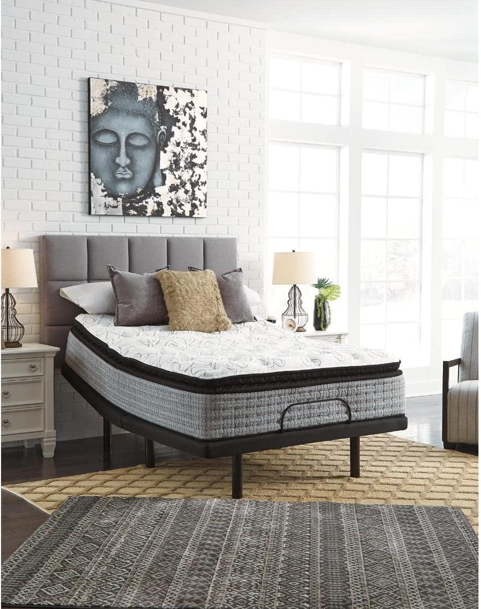 imageSignature Design by Ashley King Size 12 Inch Hybrid Mattress with Cooling Gel Memory Foam and Lumbar Support Form Fiberglass Free Mattress In A BoxKing