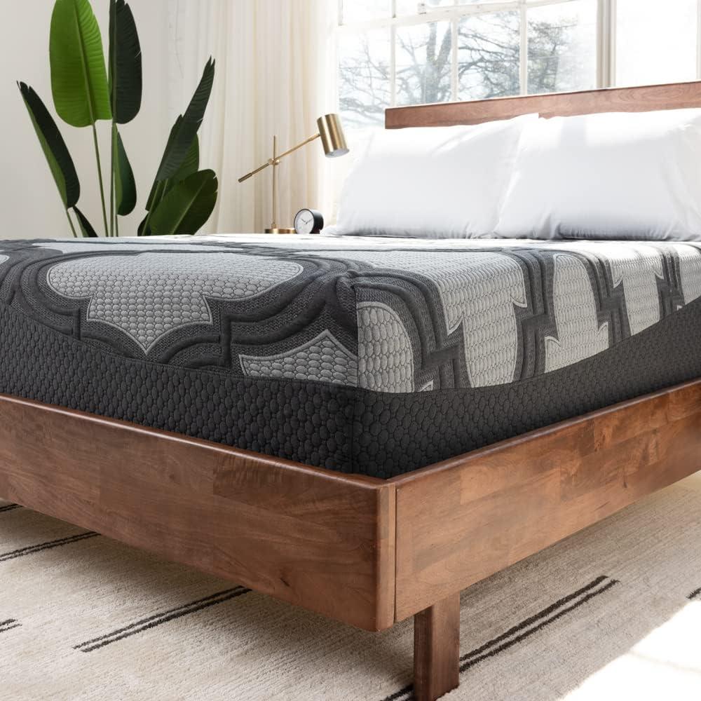 imageSignature Design by Ashley King Size 12 Inch Hybrid Mattress with Cooling Gel Memory Foam and Lumbar Support Form Fiberglass Free Mattress In A BoxKing