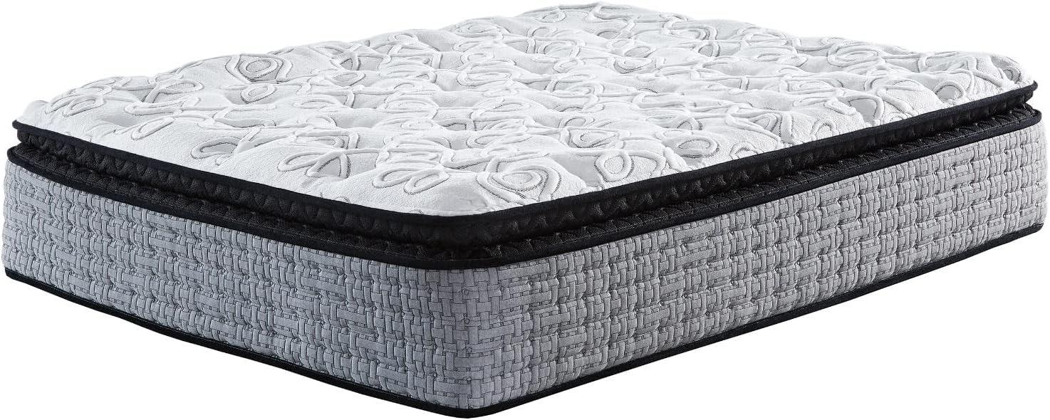 imageSignature Design by Ashley King Size 12 Inch Hybrid Mattress with Cooling Gel Memory Foam and Lumbar Support Form Fiberglass Free Mattress In A BoxQueen