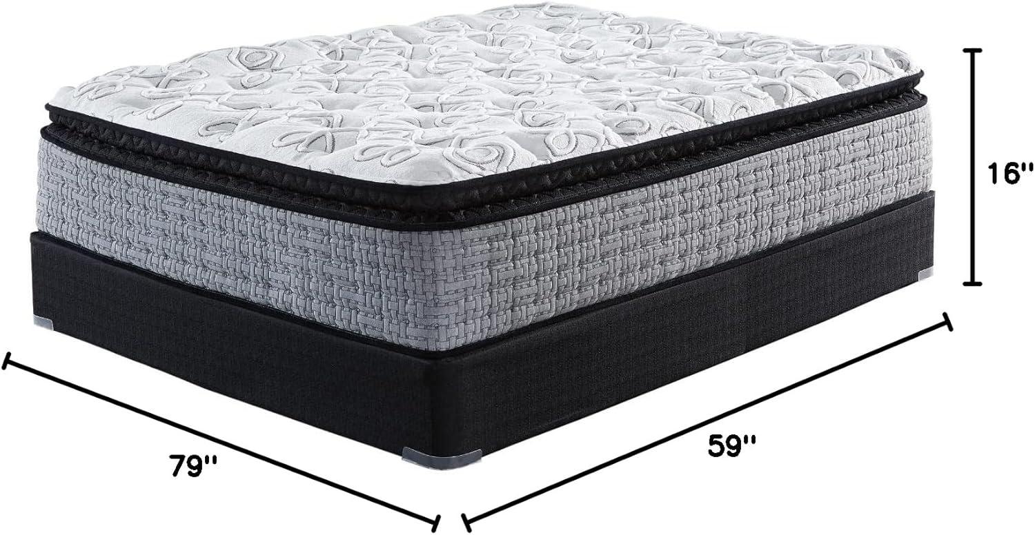 imageSignature Design by Ashley King Size 12 Inch Hybrid Mattress with Cooling Gel Memory Foam and Lumbar Support Form Fiberglass Free Mattress In A BoxQueen