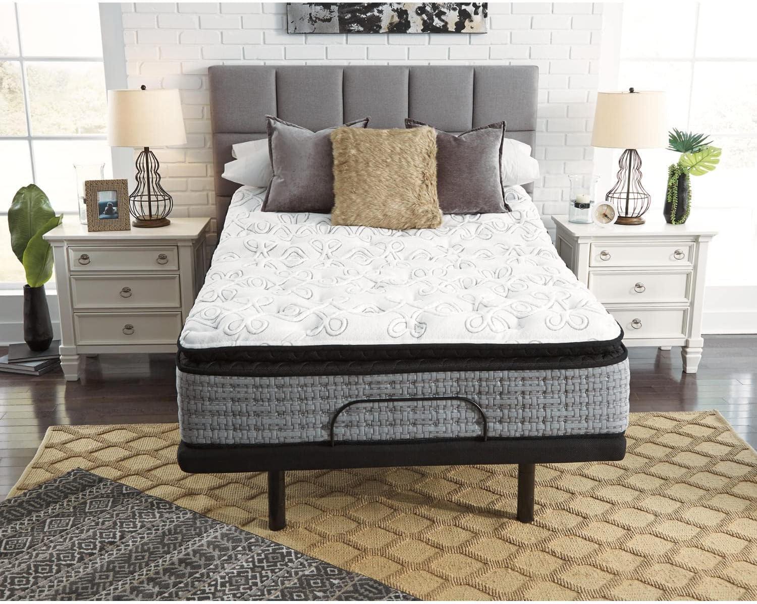imageSignature Design by Ashley King Size 12 Inch Hybrid Mattress with Cooling Gel Memory Foam and Lumbar Support Form Fiberglass Free Mattress In A BoxQueen