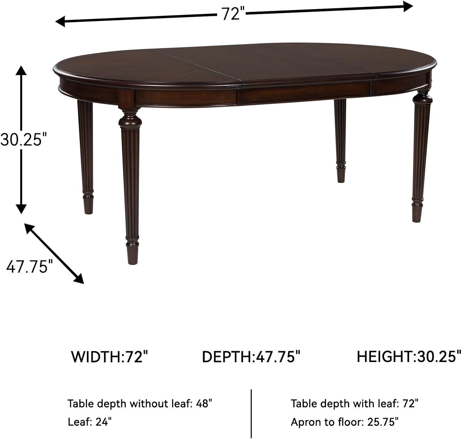 imageSignature Design by Ashley Lavinton Classic Dining Extension Table Dark Brown